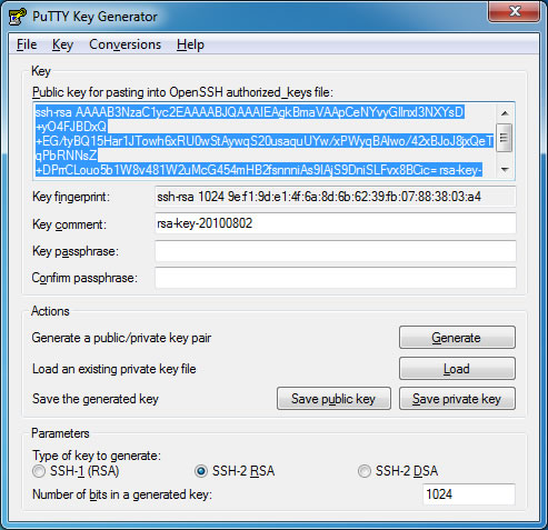 PuTTYgen